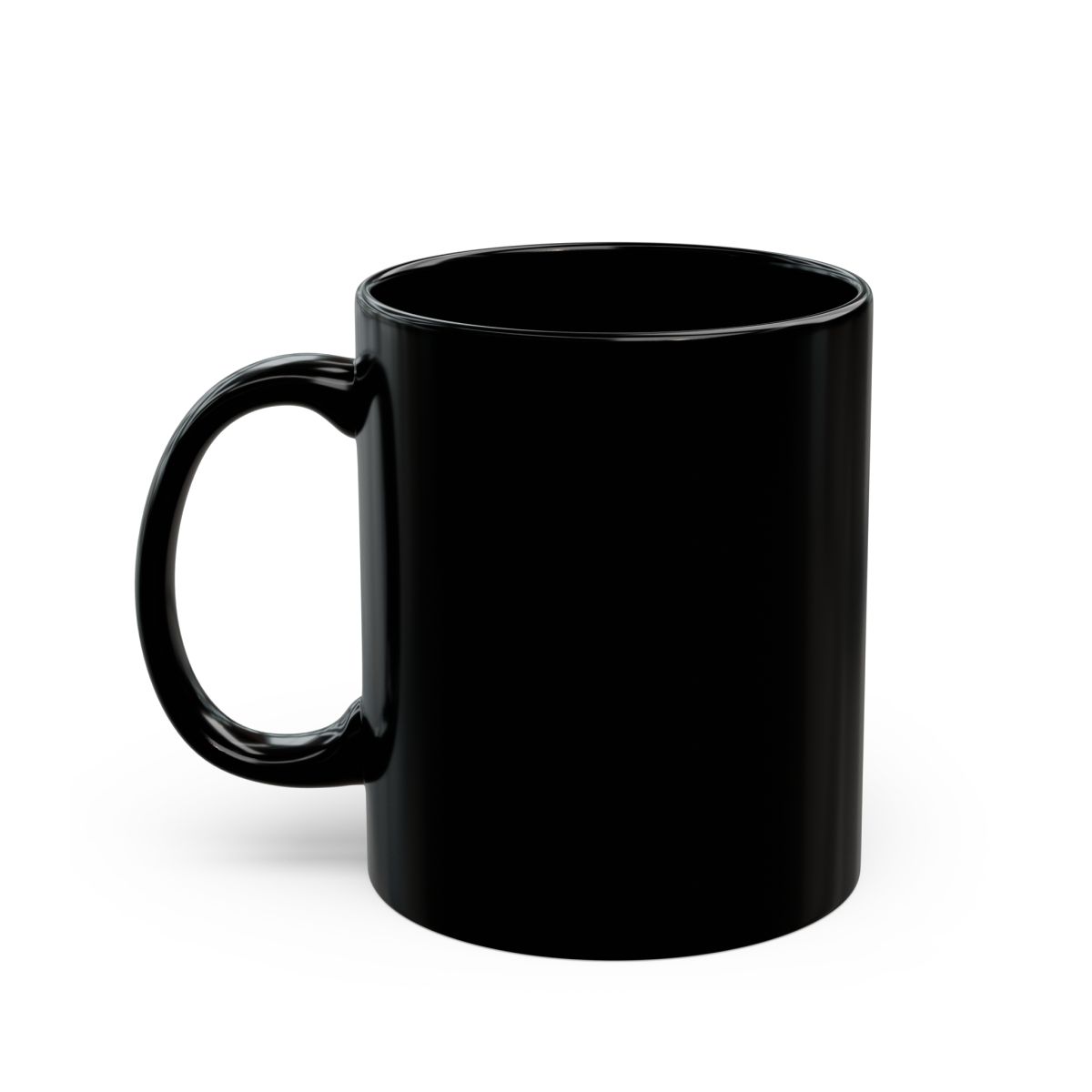 Sierra and Rhia English "Learn, Laugh, Live!" Black Mug - alternate angle 3, merchandise