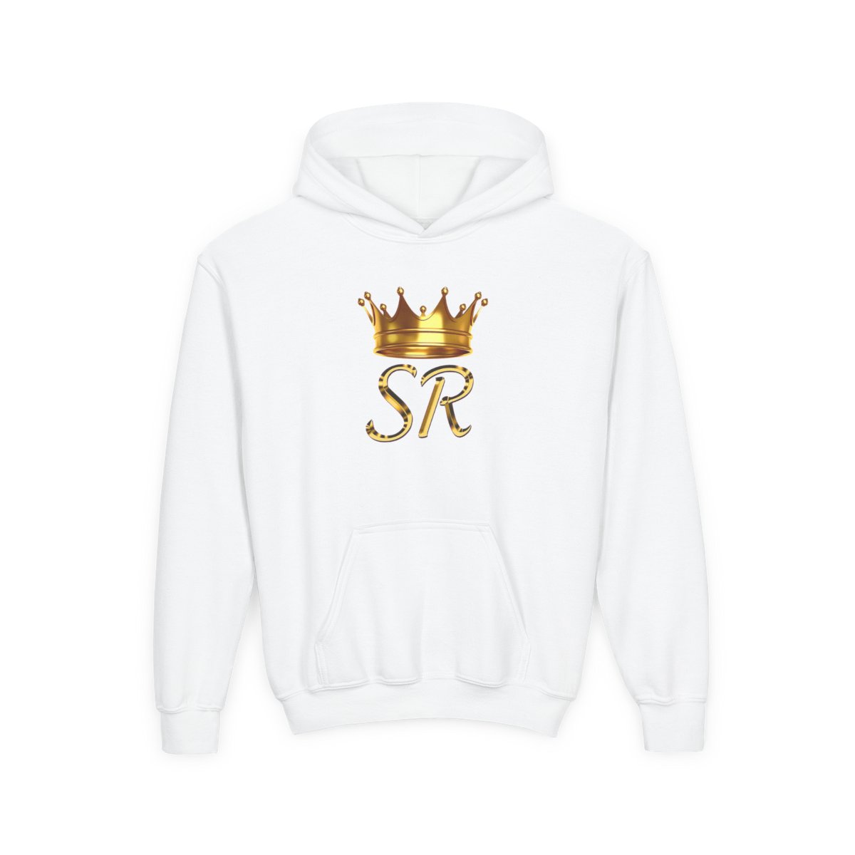 Gold Crown SR Monogram Hoodie | Youth Hooded Sweatshirt Sierra and Rhia English